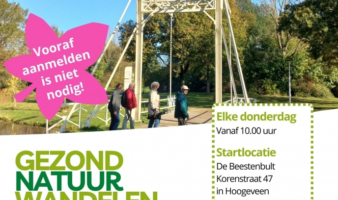 Gezond Natuur Wandelen start in Hoogeveen