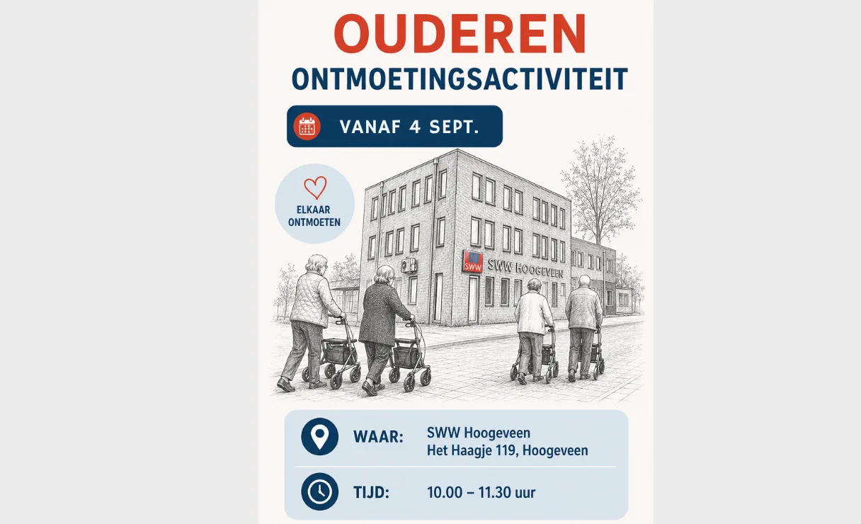 Ouderenontmoeting verhuist naar Het Haagje